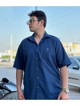 پیراهن تک رنگ سایز بزرگ کد2664